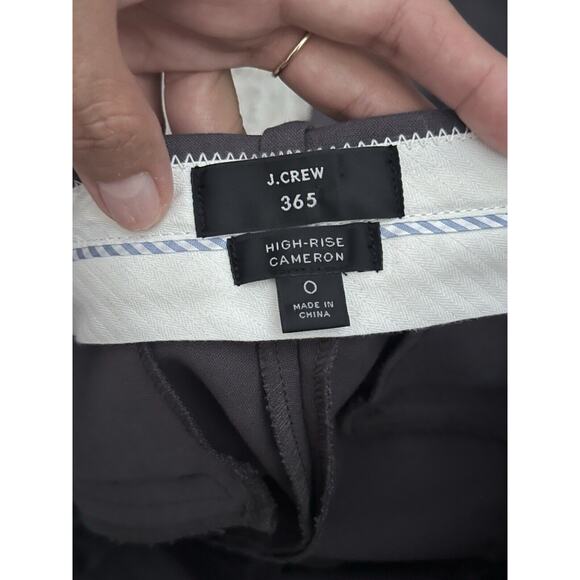 J. Crew High-Rise Cameron Pant in Four-Season Stretch Gray Size 0 - Picture 7 of 7